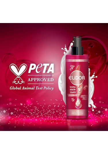 Elidor Brezilya Keratin Terapisi Sıvı Saç Bakım Sütü  2 x 200 ML