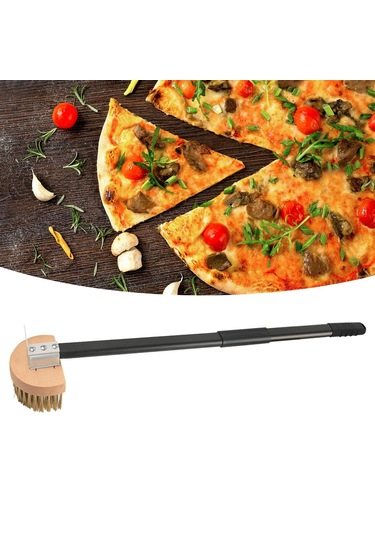 Suntek Pizza Fırını Fırçası Taşı Temizleme Açık Stil-b