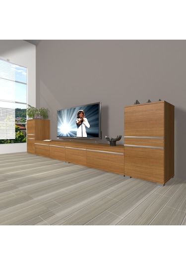 Decoraktiv Eko 9220t Mdf Tv Ünitesi Tv Sehpası Ceviz