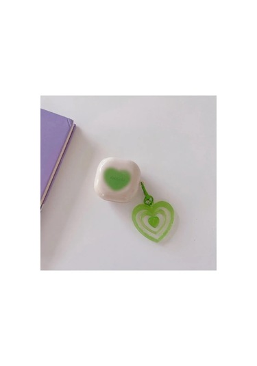 Samsung Galaxy Buds 2 - Buds Pro - Buds 2 Pro Uyumlu Kalpli Kılıf Yeşil