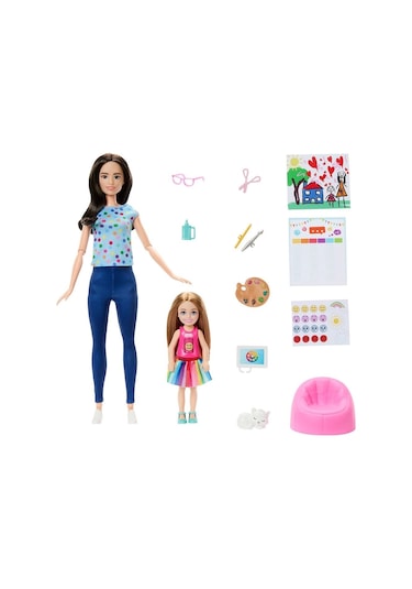 Barbie ve Chelsea Sanat Atölyesi Oyun Seti HRG48