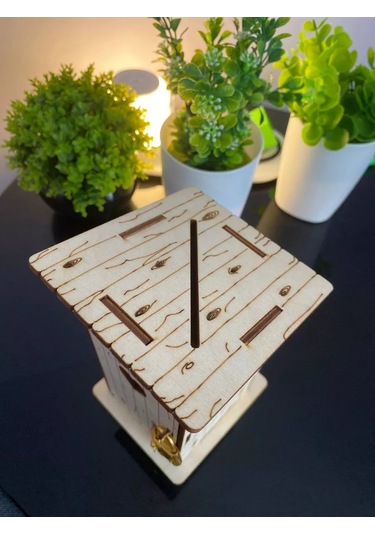 Woodnsa Ahşap Kumbara Tuvalet - İşte Para Burada Yaşıyor 193749512