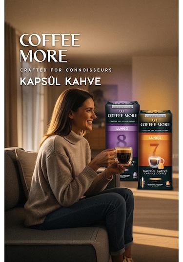 Coffee More Kapsül Tanışma Paketi 40 Kapsül Kapsül Kahve