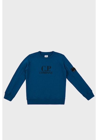 C.p. Company Çocuk Sweat 10ckss058 003569w 870 Saks Saks Mavi C.p. Company Çocuk Sweat 10ckss058 003569w 870 Saks Saks Mavi