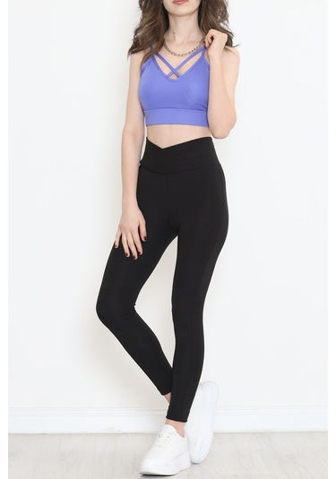 Buyers Butik - Askılı Spor Bustiyer Mavi - 9022.125. 001