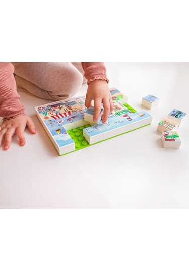 Hubelino 35 Parça Puzzle Plaj Tatili 410221