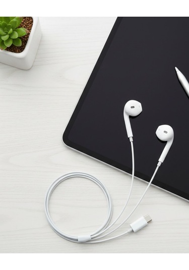 Kablolu Type C Kulak İçi Kulaklık Kristal Netliğinde Ses Kalitesi