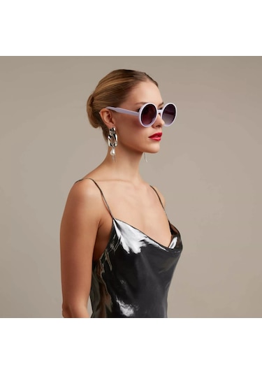 Okkia Monica Lila Unisex Güneş Gözlüğü