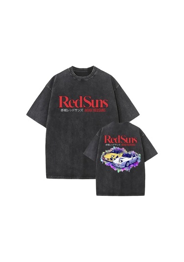 Dshztooma Vintage Kısa Kollu Anime Drift Ae86 Yarış Araba T-shirt Takumi Fujiwara Jdmaçıkerkek Açık