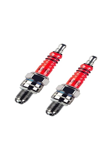 Kırmızı 3-tırnak 2 Adet Evrensel Buji