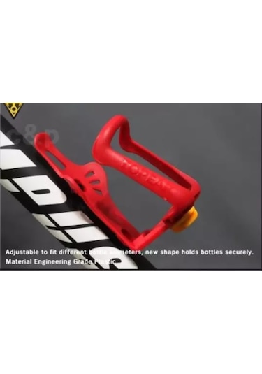 Topeak Modula Cage Ex Matara Kafesi Beyaz Kırmızı