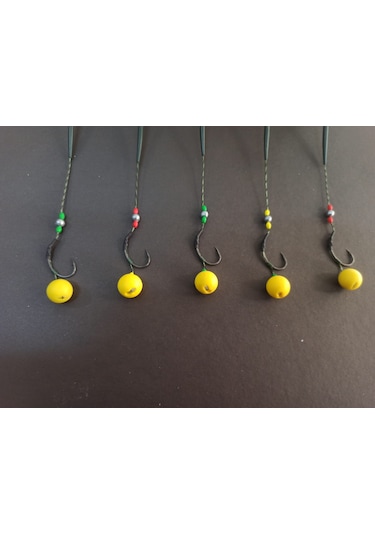 Sazan Rig Küspe Aparatlı Karışık Rig Takımı 5’li Set