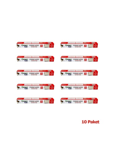 Geen Cuki Yağlı Fırın Tepsi Pişirme Kızarma Kağıdı - 37 CM  x  42 CM - Kesimli - 16 Yaprak -10 Kutu