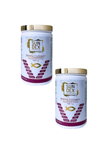 Sundex Marine Collagen Hidrolize Balık Kolajeni 2 x 300 G