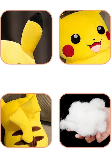 Pikachu İthal Lisanslı 30cm Peluş Oyuncak Figür