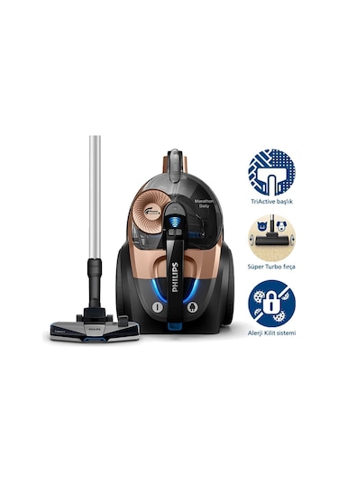 Philips Marathon Daily XB7151/07 900 W Toz Torbasız Süpürge