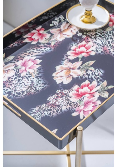 Elvira Çıkarılabilir Tepsili Sehpa - 50 Cm Renkli