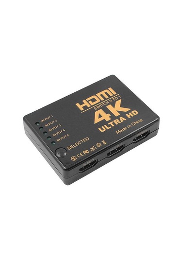 S Link Sl Hsw4K55 Hdmı Switch Bölücü 5 Port 4K*2K. Ir Adaptör