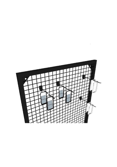 Rafburada Rafburada® Sık Telli Tel Raf. Tel Pano Stand, Duvar Askılığı.