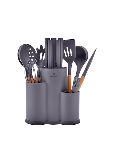Karaca  Burby 14 Parça Bıçak Seti Gri