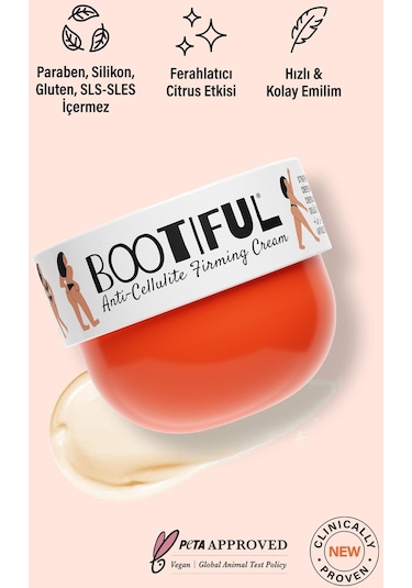 Bootiful Selülit Karşıtı Sıkılaştırıcı Krem 200 ML