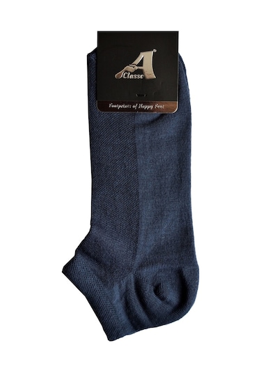 A Classe Erkek Indigo Patik Çorap İndigo
