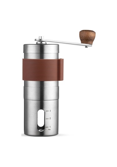 Skycity El İle Kahve Değirmeni, 304 Çelik, Porselen Çekirdek, Ayar可调, Taşınabilir, Anti-kayma Silikon Kılıf, Tahıl Dağıtabilir