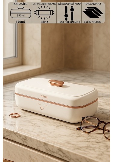 Mioji Mio Uv1c Takı Saat Gözlük Temizleyici - Beyaz