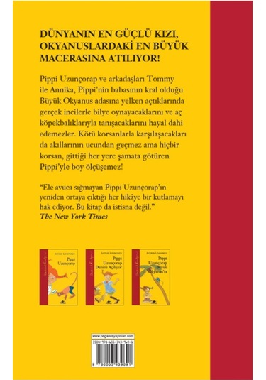 Pippi Uzunçorap Büyük Okyanus'Ta (Ciltli)