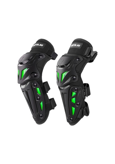 Sones Motolsg MT-05 2'si 1 Arada Motosiklet Bisiklet Sürme Koruyucu Dişli Dirsek Pedleri Yeşil