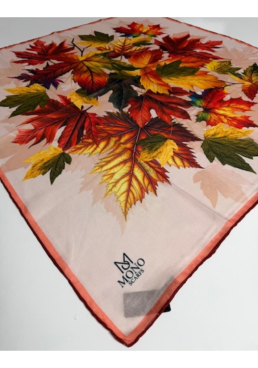 Mono Soft Pamuk Eşarp-06109 Nar