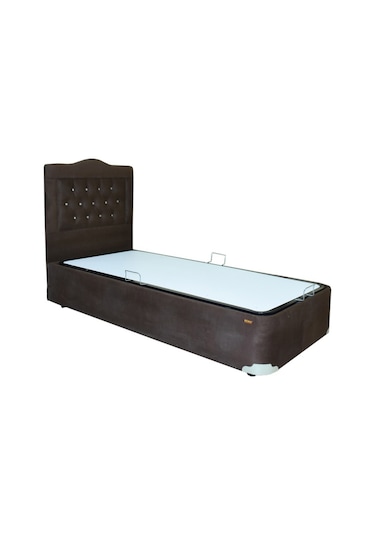 Bengimobilya Baza-Başlık Tay Tüyü Kahverengi Silin Kumaş Model Dolgun Kapitone (302654139)