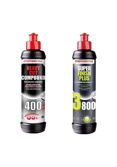 Menzerna 2 Li Set 250ml 400-3800 Kalın Pasta Hare Cila Seti 250 Ml