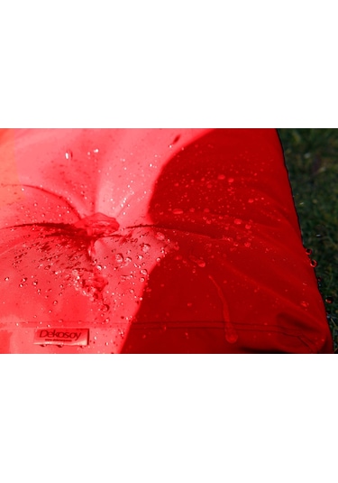 Dekosoy Dış Ve Iç Mekan Palet Minderi Takımı - Kırmızı 3 Lü