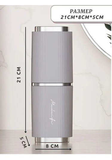 Hfambition Siyah Diş Fırçası Ve Macun Organizer, Seyahat Ve Ev Kullanıma Uygun, Abs Plastik, Hijyenik Saklama Kutusu Gri