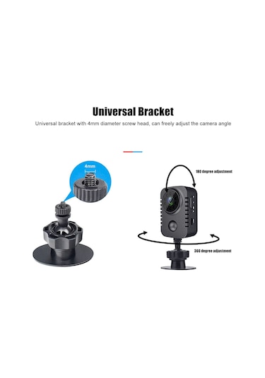 Taşınabilir Md29 Mini Kamera, 1080p Hd Geniş Açılı Lens,