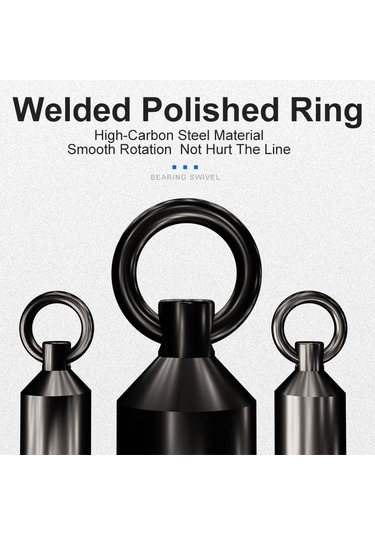 Krallık Rulman Döner Balıkçılık Konnektörü Yüksek Mukavemetli Haddeleme Paslanmaz Çelik Olta Takımı Topu Balıkçılık Aksesuarları