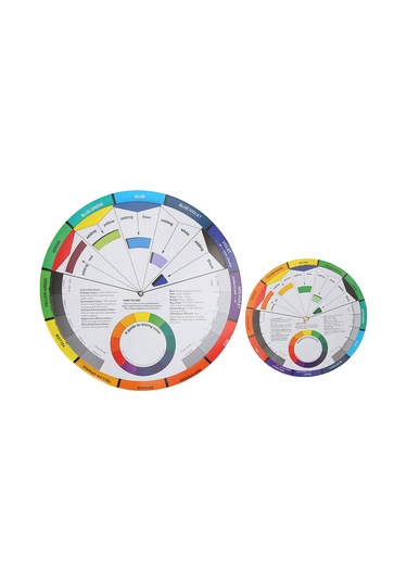 Lemestar Tattoo Renk Tekerleği Seti 2 Adet - Renkleri Organizasyon, Karıştırma Ve Tanıma İçin - Büyük 23.3cm + Küçük 14cm - Tatuaj Sanatçıları İçin Diğer