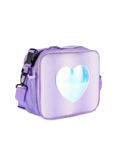 Dinosaurs Yalıtımlı Öğle Yemeği Çantası Organizatör Piknik Depolama Tote Çanta Açık Mor Açık Mor Altın