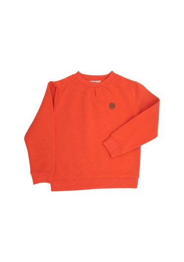 Kız Çocuk Recycle Pamuk Orange Sweatshirt 001