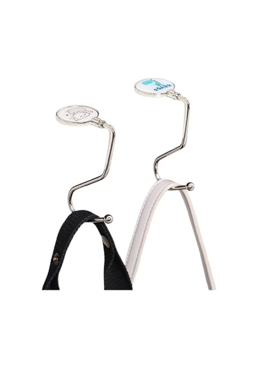 Askı Kaymaz Yüzey Estetik Tasarım Masaya Takılabilen Çanta Askısı Metal