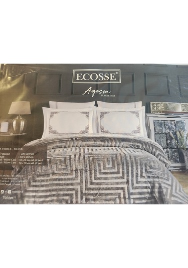Ecosse Agossa 6 Parça Battaniye Seti Gümüş Gümüş