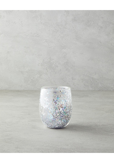 English Home Shimmer Borosilikat Double Wall Bardak 400 Ml Silver