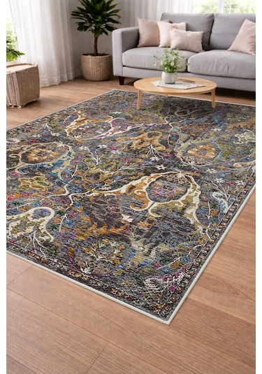 Modern Sisal Serisi Dijital Baskı Sisal Dokuma Halı Slh038 Renkli