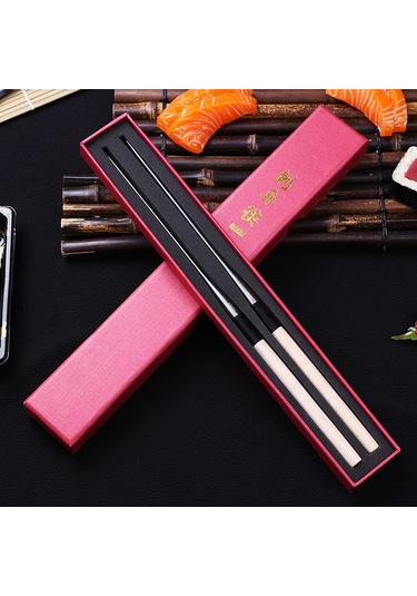 Suofeng Japon Mutfağı İçin Paslanmaz Çelik Uçlu Çubuklar - Sushi, Sashimi, Tempura Ve Akdeniz Yemekleri İçin 180mm Uzunlukta Pratik Kullanım Diğer