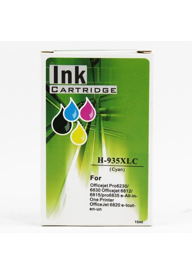 Uyumlu İnk For Hp 935xl Mavi İnk Kartuş 13ml