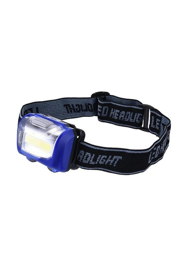 Temiz Pazar PM-1851 Cob Led Pilli Kafa Feneri Mavi