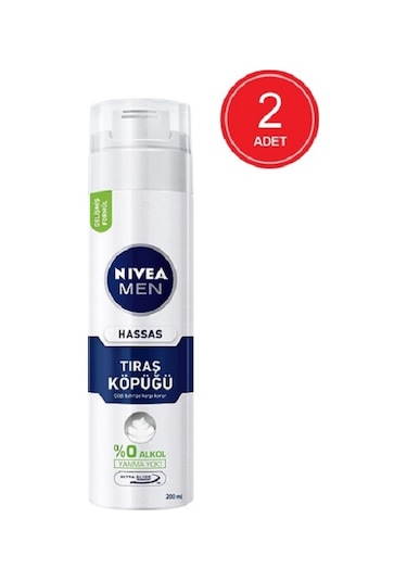 Nivea Men Hassas Tıraş Köpüğü 2 x 200 ML