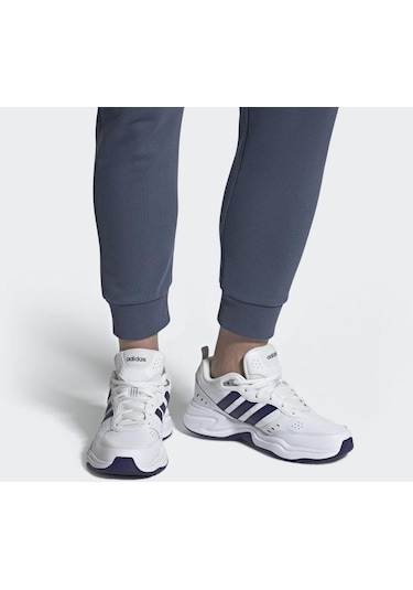 Adidas Strutter Erkek Spor Ayakkabı Beyaz - Lacivert
