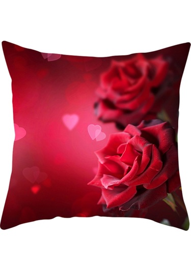 Yastık Minder Kılıfı Dekoratif Ev Gereçleri Kanepe Yastık Kılıfı Şeftali Kaşmir 45 45 Yastıksız Çok Renkli